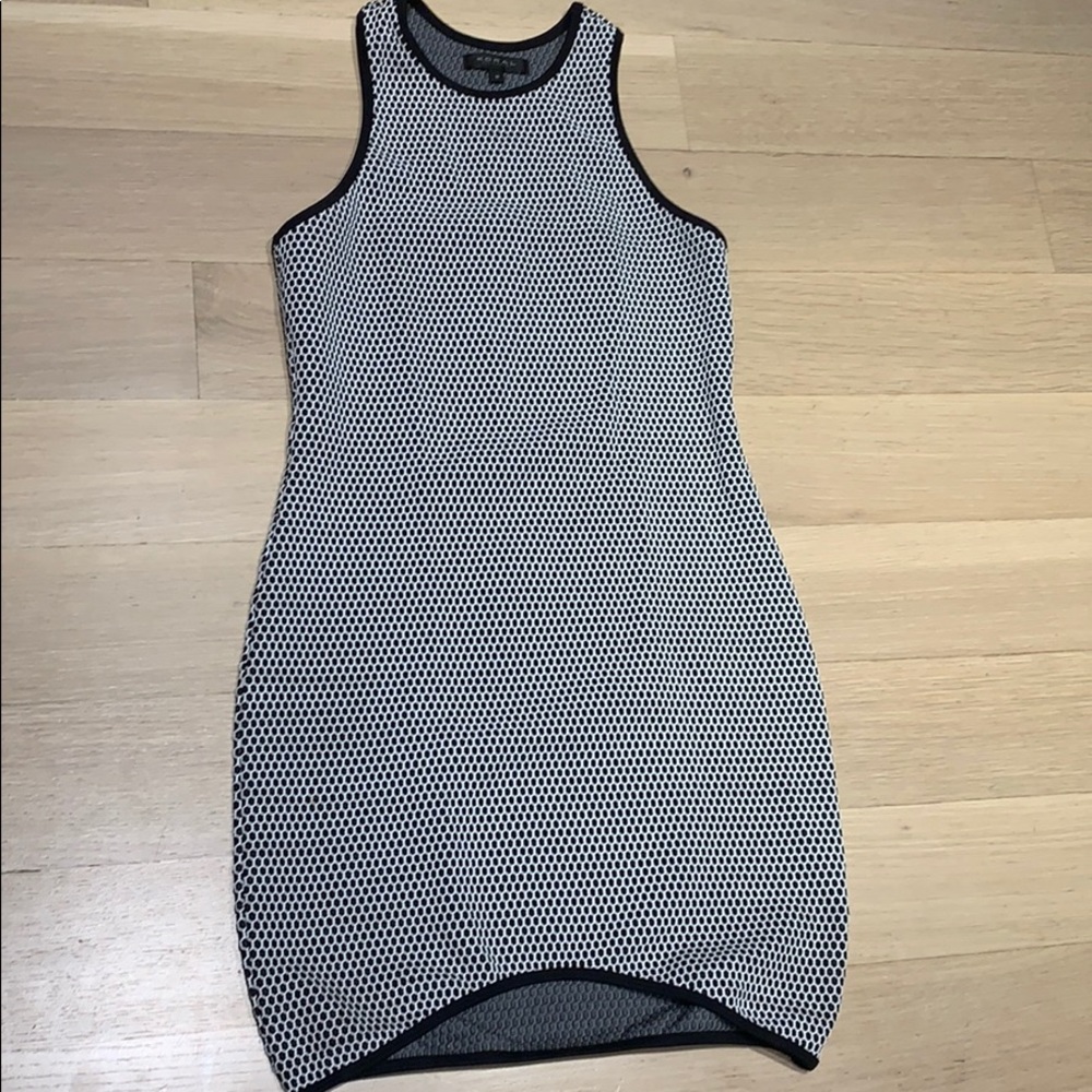 KORAL fitted mini dress